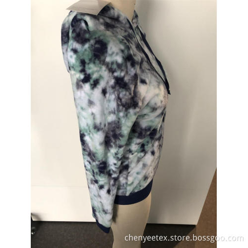 Tie-Dye Lady Wolle Hoodie